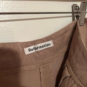 Reformation Mason Pants (size 10)